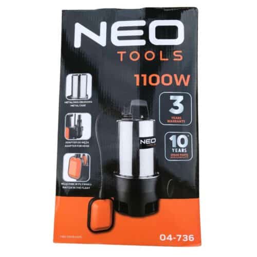 Szennyvízszivattyú NEO TOOLS 1100 W 04-736