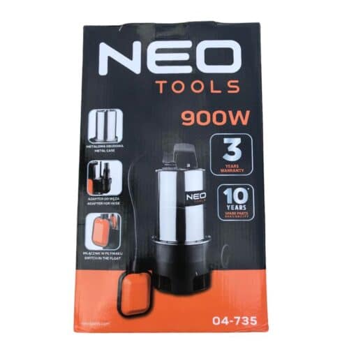 Szennyvízszivattyú NEO TOOLS 900 W 04-735