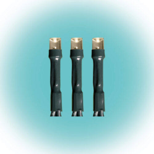 Karácsonyi melegfényű LED izzósor kültérre