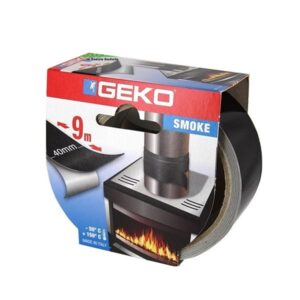 Tömítőszalag hőálló füstcsőhöz 40mmx9m GEKO fekete