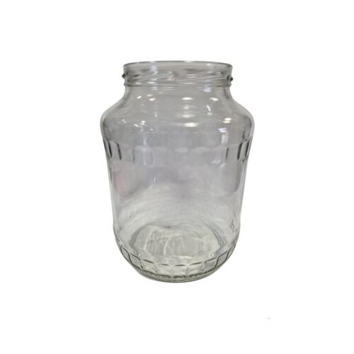 Befőttes üveg 1700 ml Facett tető nélkül