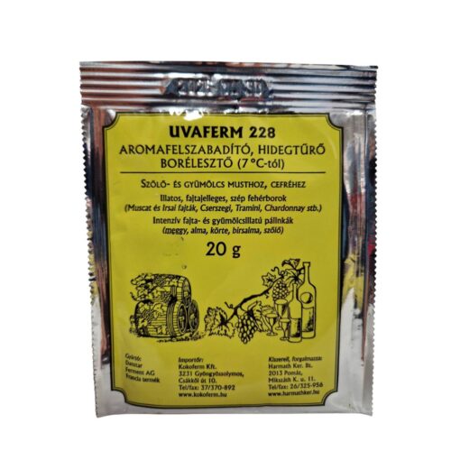 Aromafelszabadító hidegtűrő borélesztő UVAFERM 228