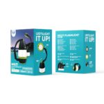 Multi LED kézi lámpa + power bank 1500 MAH 350 LM
