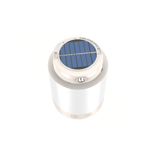 Szolár LED kempinglámpa powerbankkal